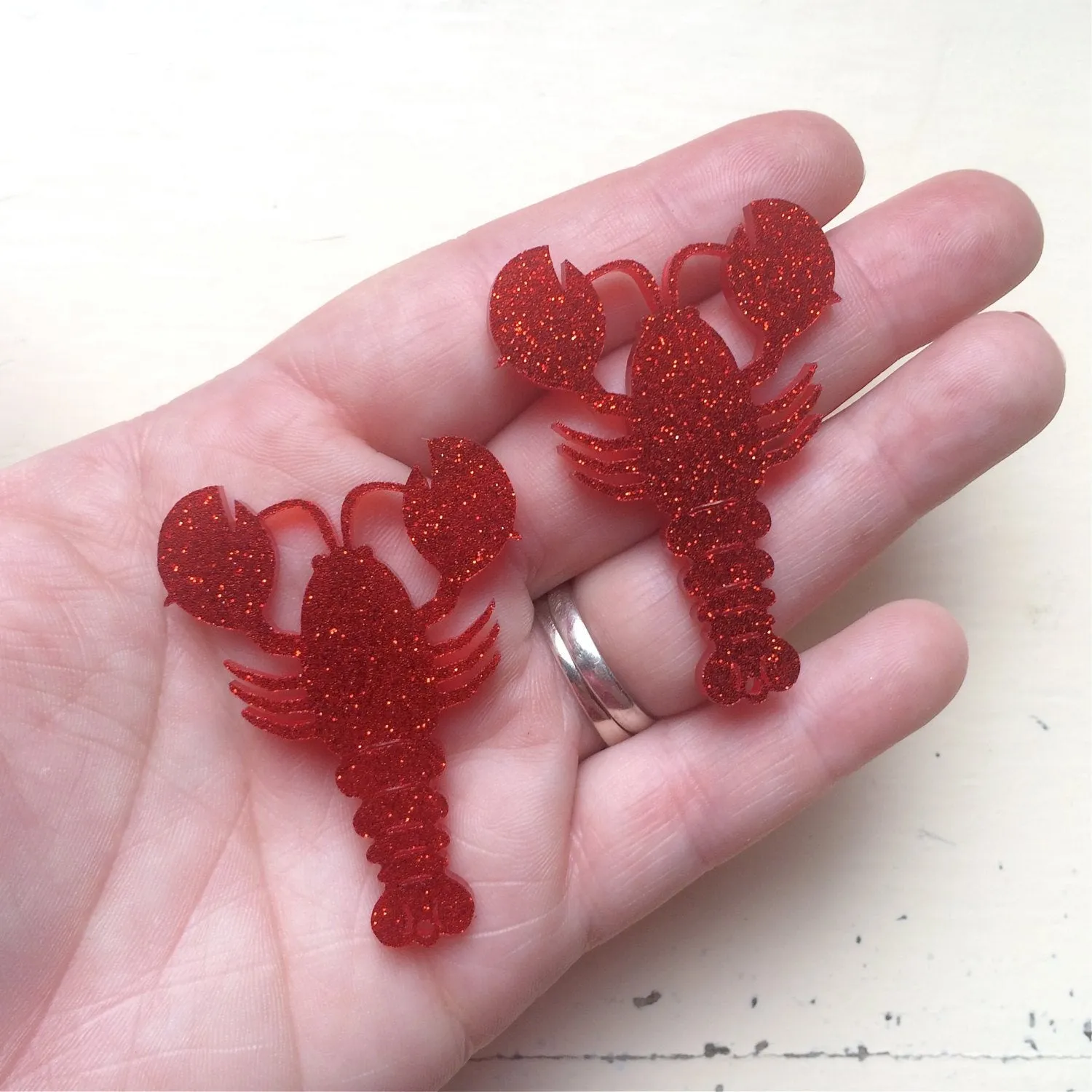 Lobster Dangles - 2 Pair