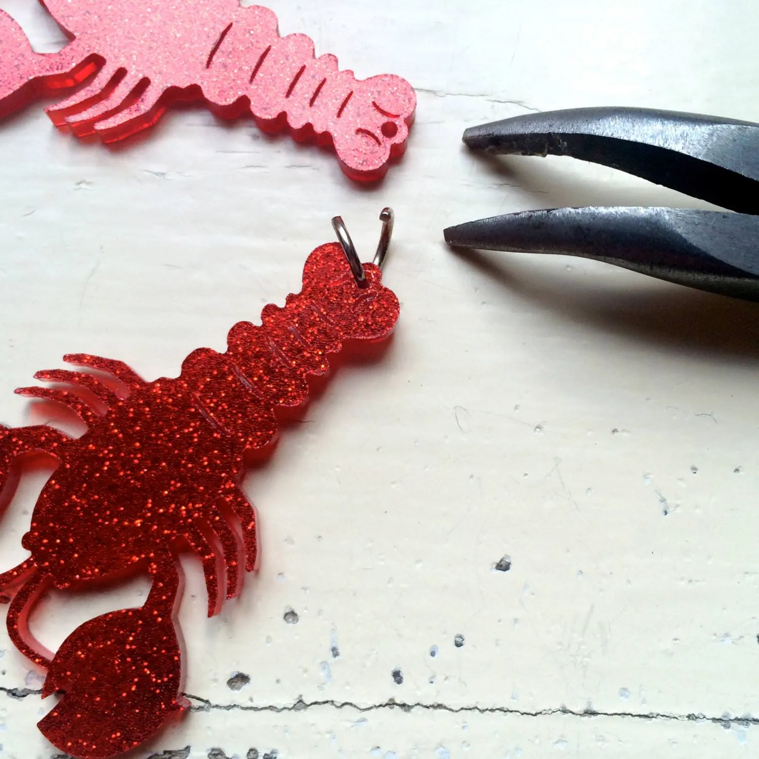 Lobster Dangles - 2 Pair