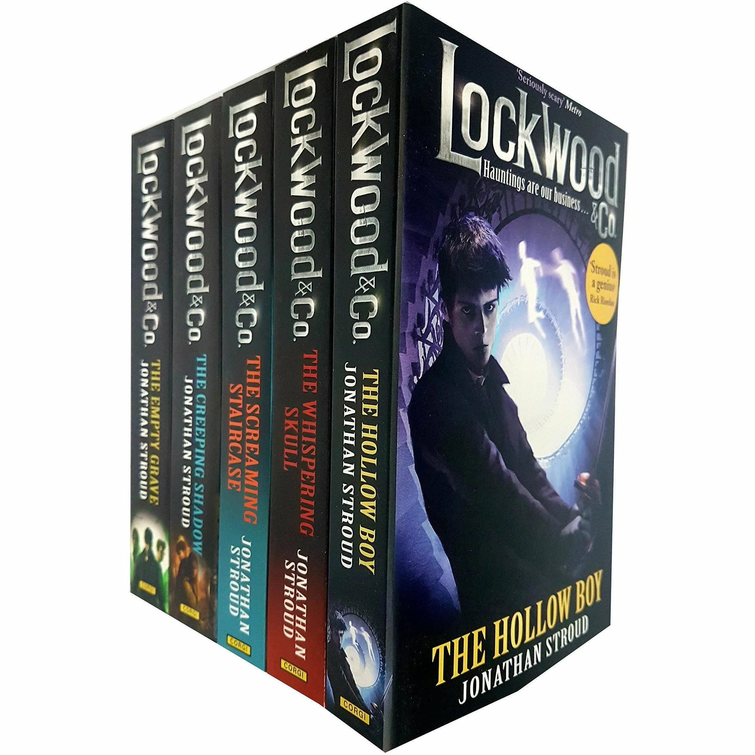 Lockwood and Co Series 5 Books Collection Set by Jonathan Stroud NETFLIX