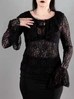 Long Sleeve Lace Blouse