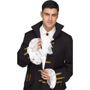 Men's Jabot And Cuff Set