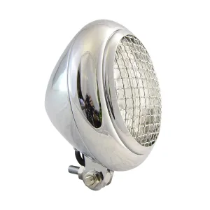 Mesh Grille Headlight - Chrome