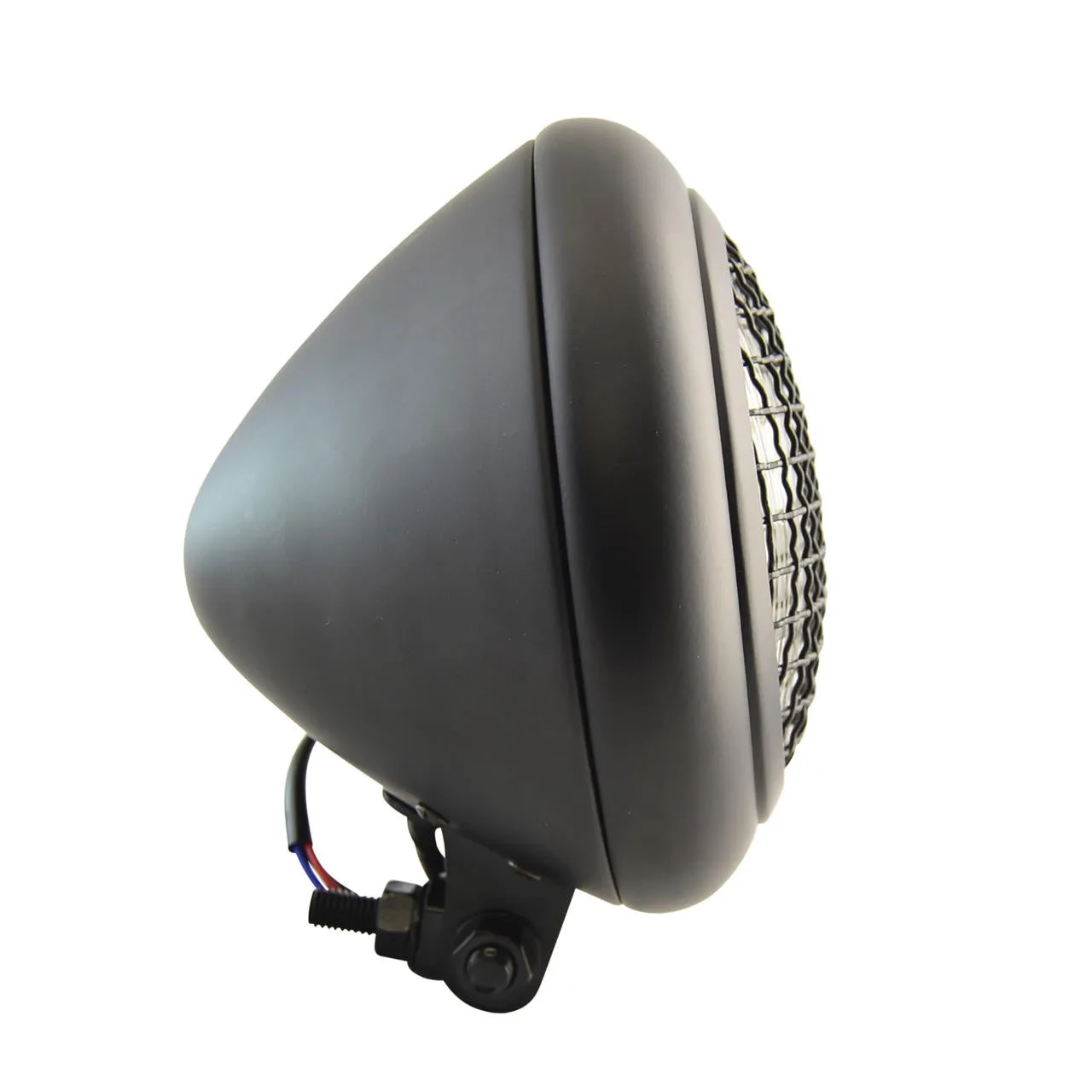 Mesh Grille Headlight - Matte Black