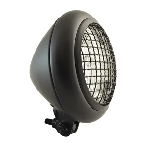 Mesh Grille Headlight - Matte Black