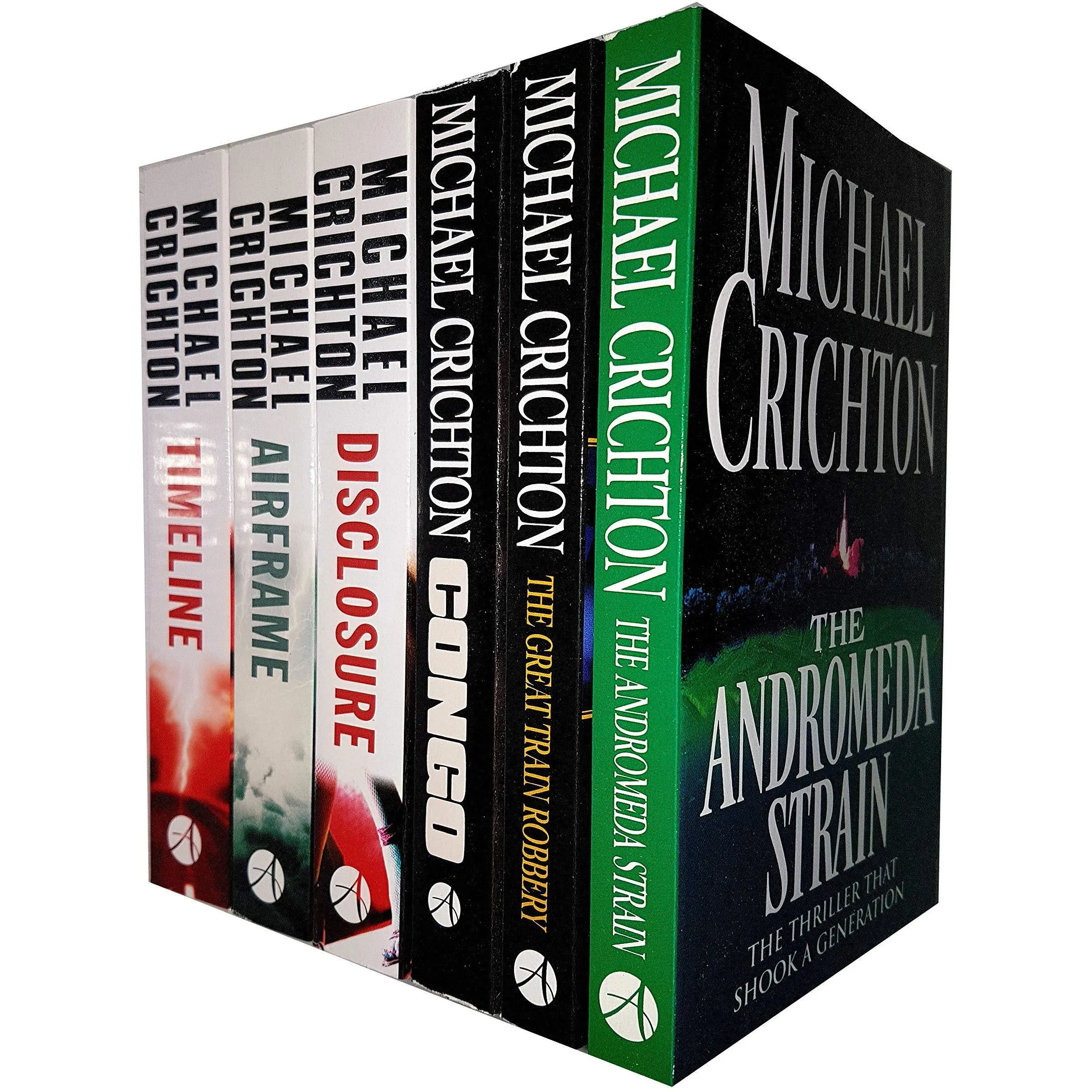 Michael crichton collection 6 books set