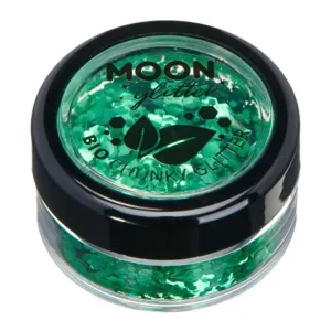 Moon Glitter Bio Chunky Glitter, Green