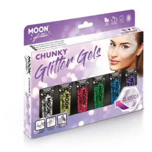 Moon Glitter Classic Chunky Glitter Gel, Assorted