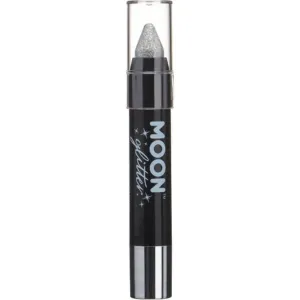 Moon Glitter Holographic Body Crayons, Silver