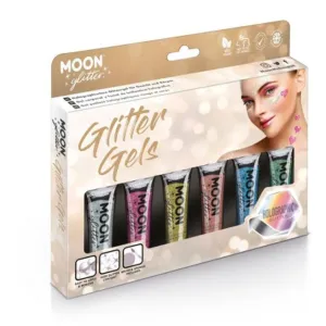 Moon Glitter Holographic Fine Glitter Gel, Assorte