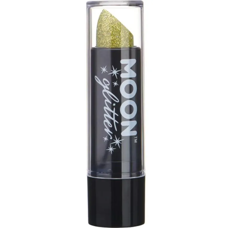 Moon Glitter Holographic Glitter Lipstick, Gold