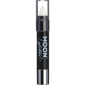 Moon Glitter Iridescent Body Crayons, White