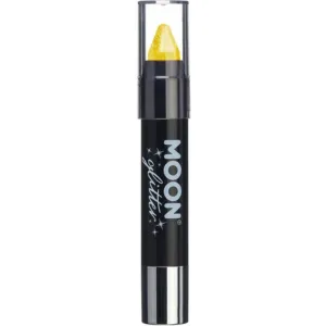 Moon Glitter Iridescent Body Crayons, Yellow