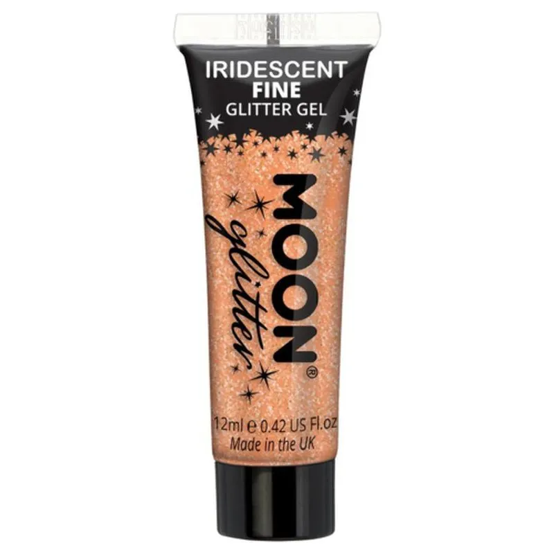 Moon Glitter Iridescent Glitter Gel, Orange