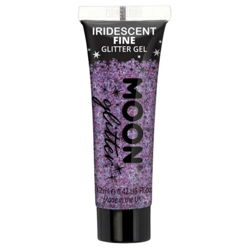 Moon Glitter Iridescent Glitter Gel, Purple