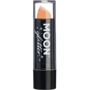 Moon Glitter Iridescent Glitter Lipstick, Orange