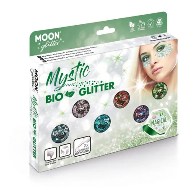 Moon Glitter Mystic Bio Chunky Glitter, Assorted