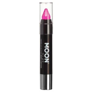 Moon Glow Neon Uv Glitter Body Crayons, Magenta