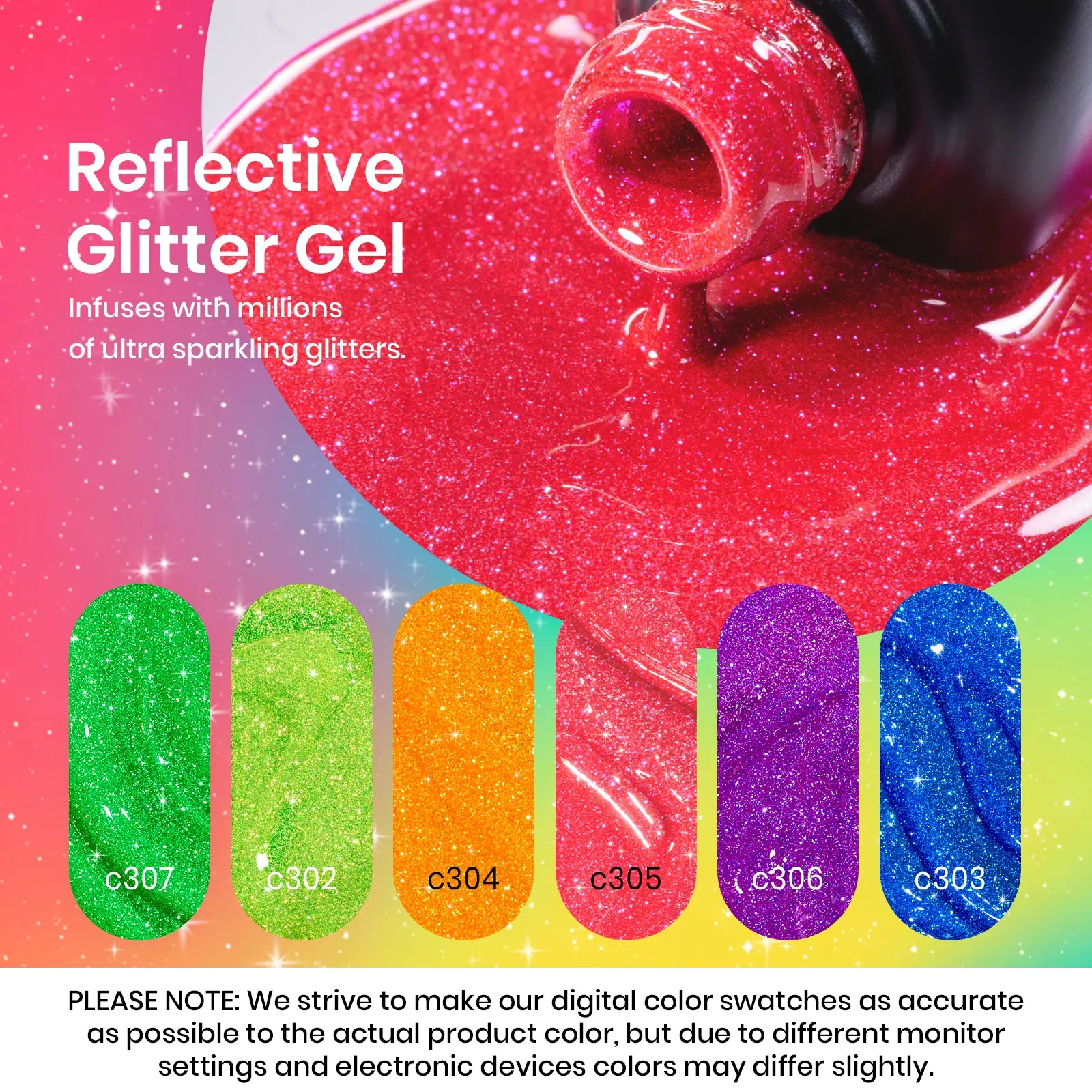 Neon Carnival | 6 Colors Gel Polish Set