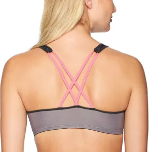 New with tags! Hanes Women's Strappy Pullover with X-Temp Bra, Grey/Pink, Sz M!