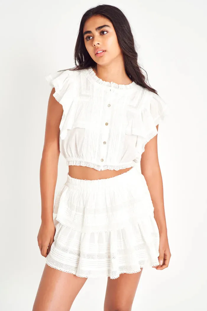 Nora Top - Antique White