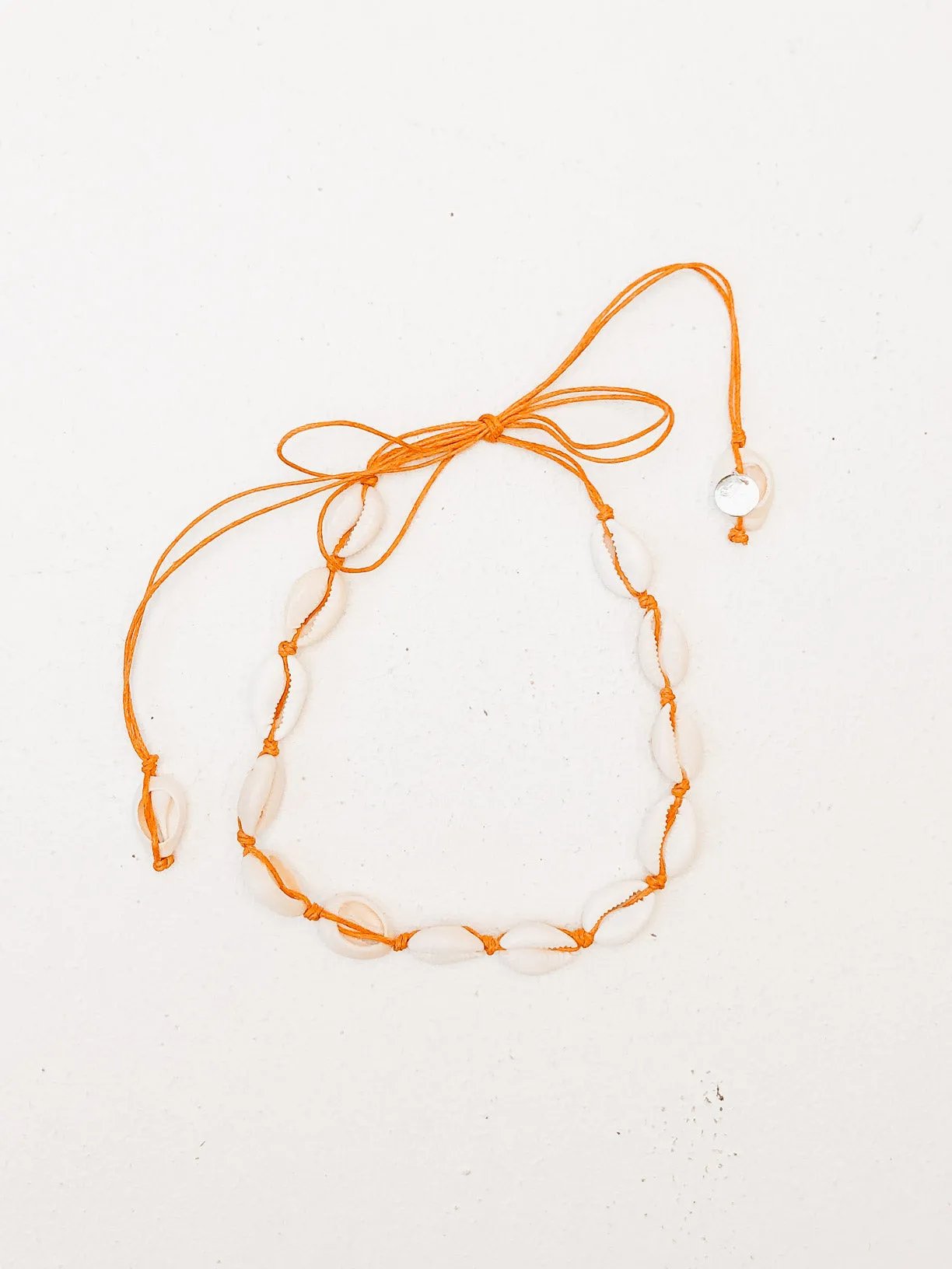 Orange Shell Necklace