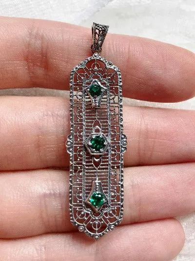 P197, 3 King Pendant, Fashionable Edwardian Jewelry Design#P197