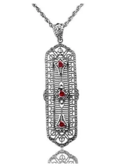 P197, 3 King Pendant, Fashionable Edwardian Jewelry Design#P197
