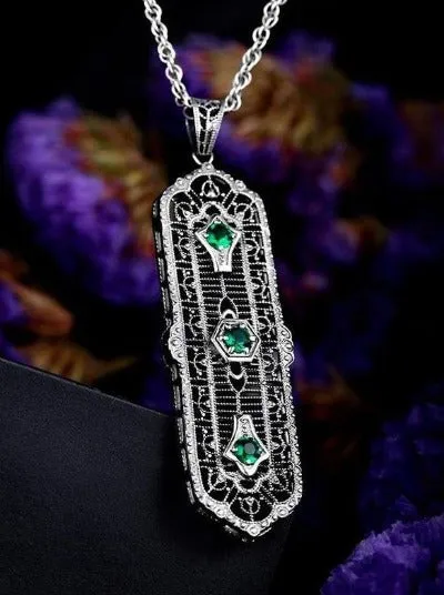 P197, 3 King Pendant, Fashionable Edwardian Jewelry Design#P197