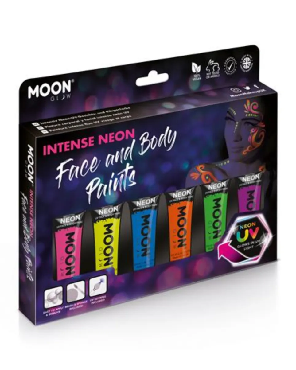 (Package Of 6) Radio Active Body Paint