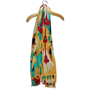 Patola Print Cotton Fabric Stole Pattern