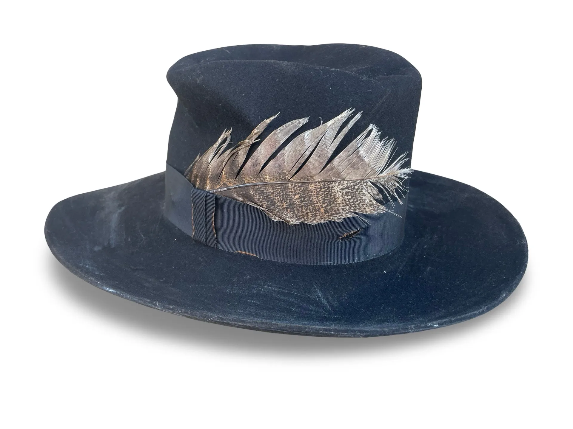 Patti - Distressed Top Hat
