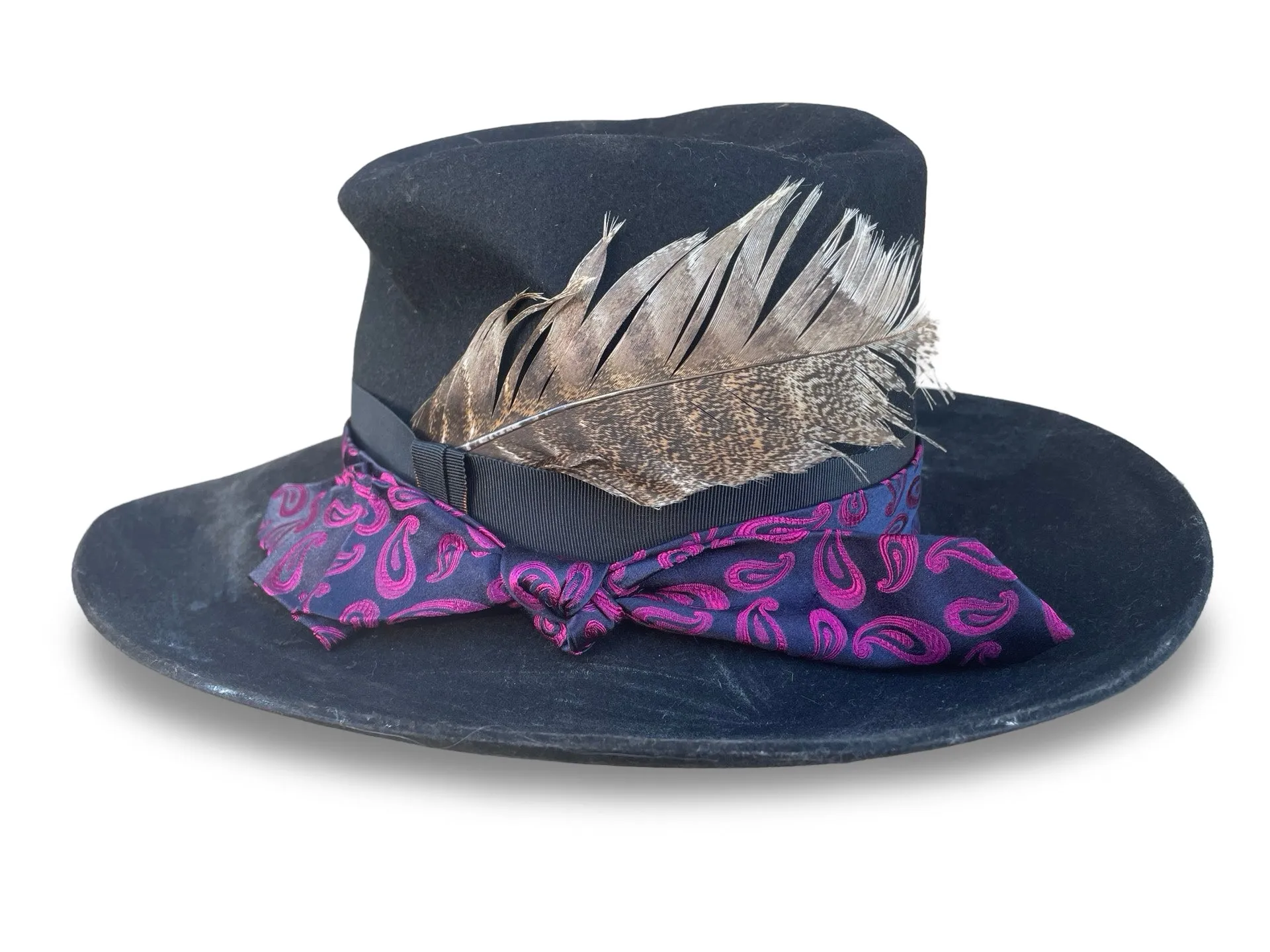 Patti - Distressed Top Hat