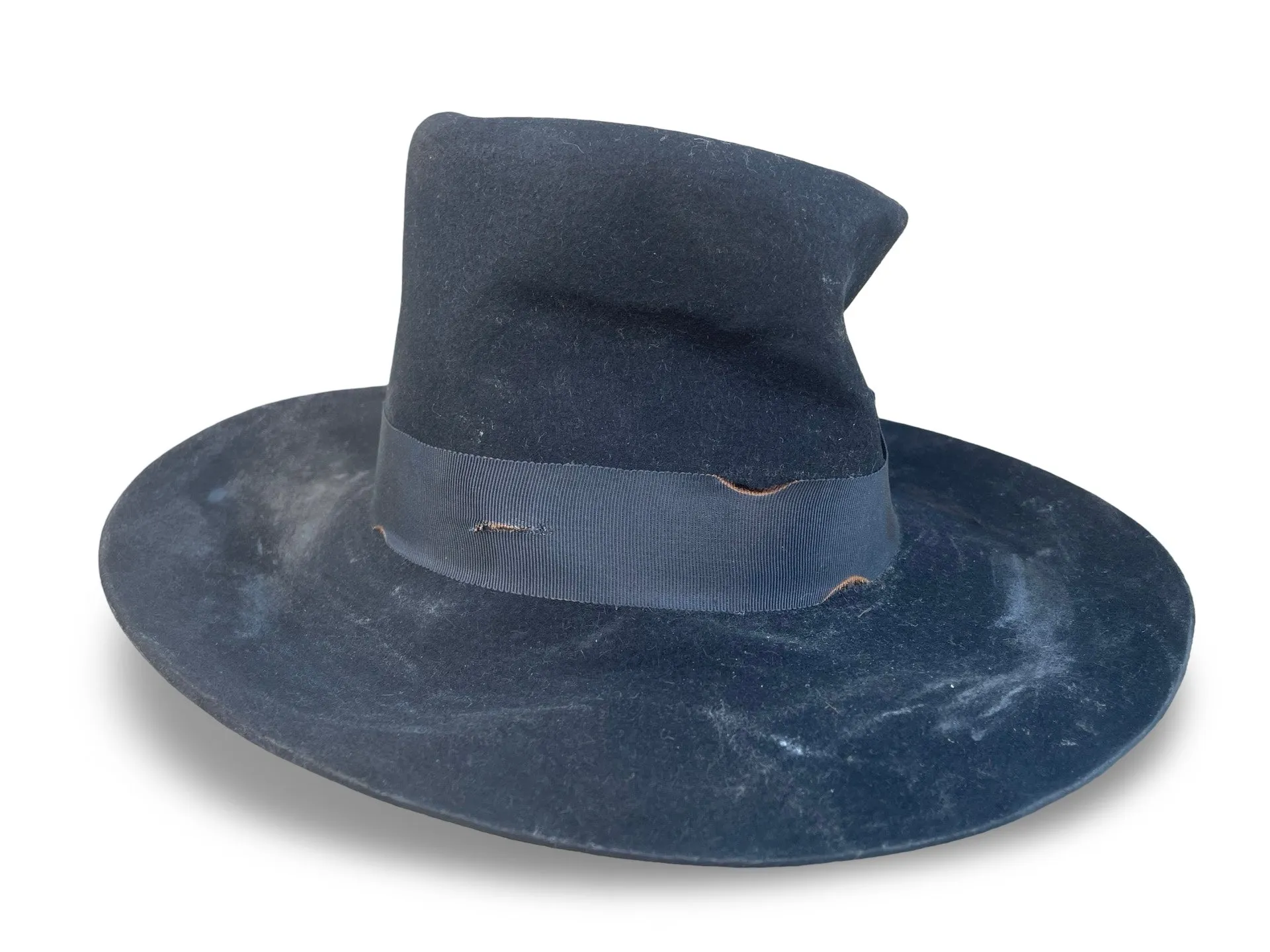 Patti - Distressed Top Hat