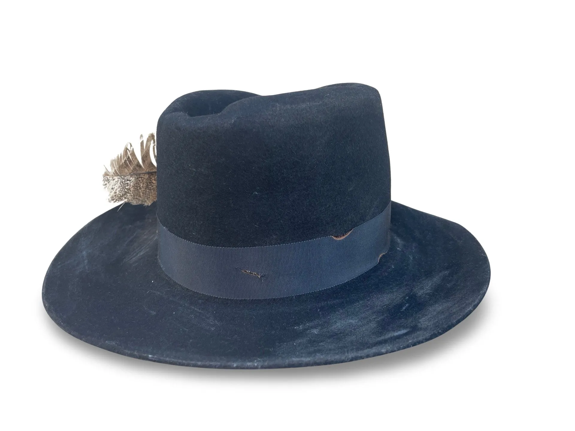 Patti - Distressed Top Hat