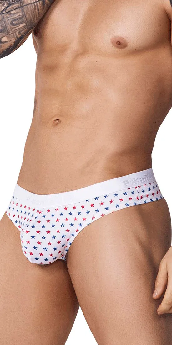 Pikante 1073 Blaze Thongs White