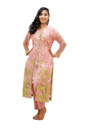 Pink Organza Salwar Kameez-Suit