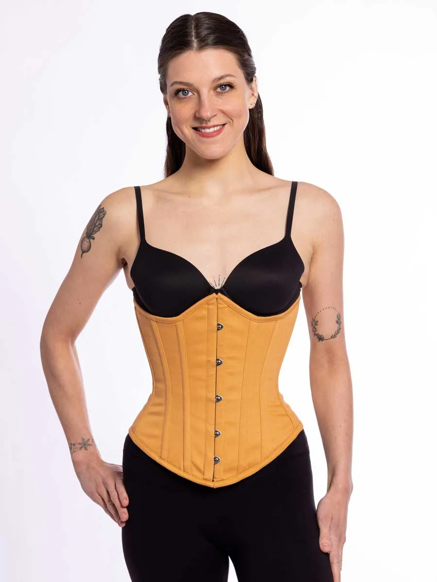 Plus Size Cotton Romantic Curve Longline Underbust Corset : CS-345