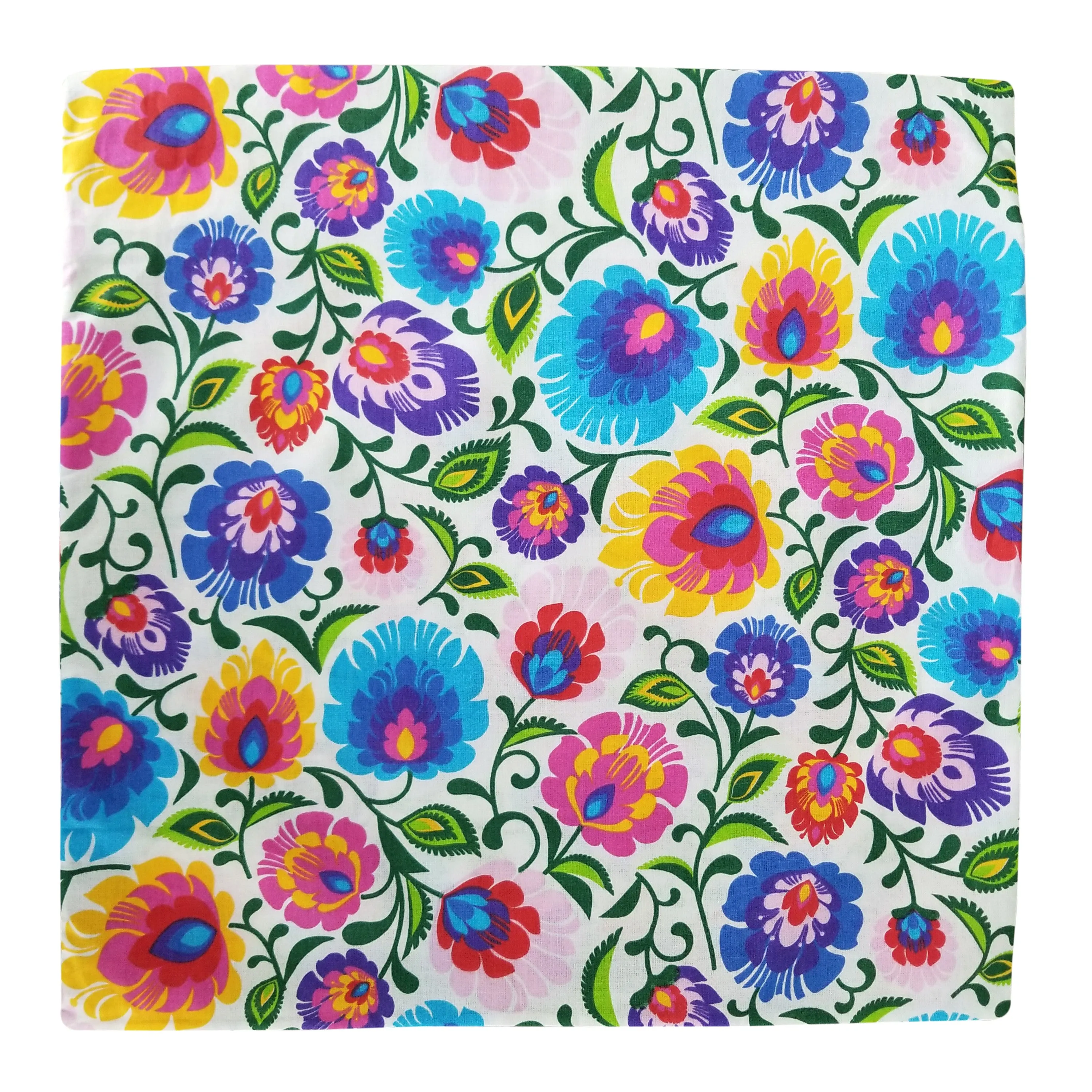 Polish Lowicz Folk Art Accent Pillow Case
