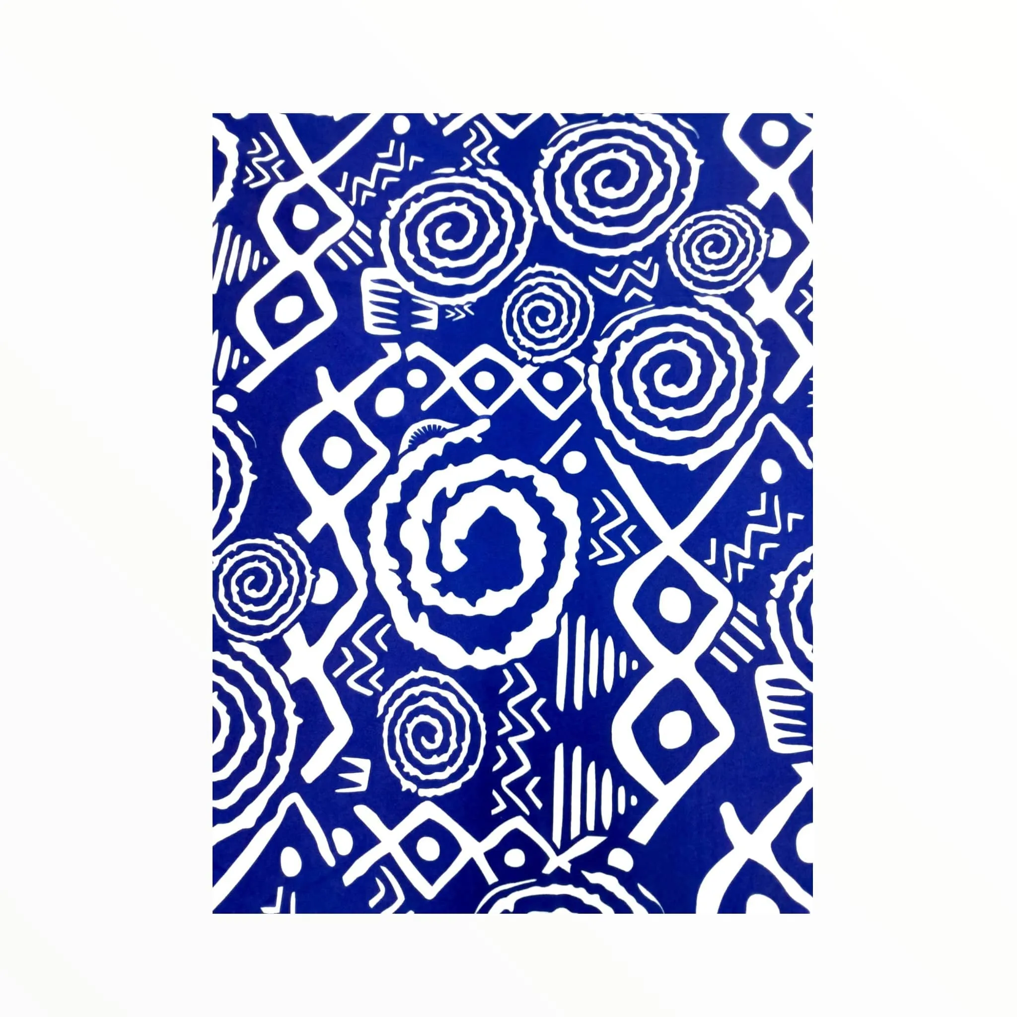 Printed Mini Matt Ethnic Print Design 18 Collection 140 cm