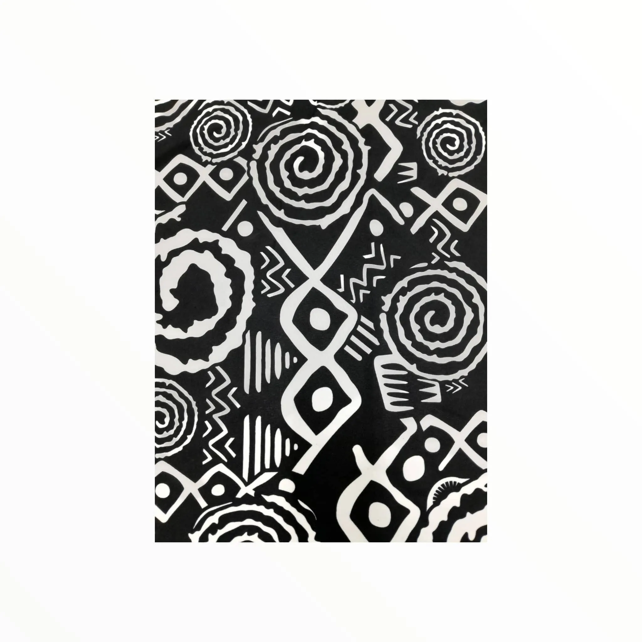 Printed Mini Matt Ethnic Print Design 18 Collection 140 cm