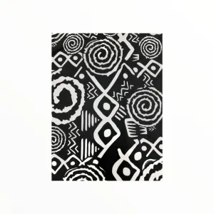 Printed Mini Matt Ethnic Print Design 18 Collection 140 cm