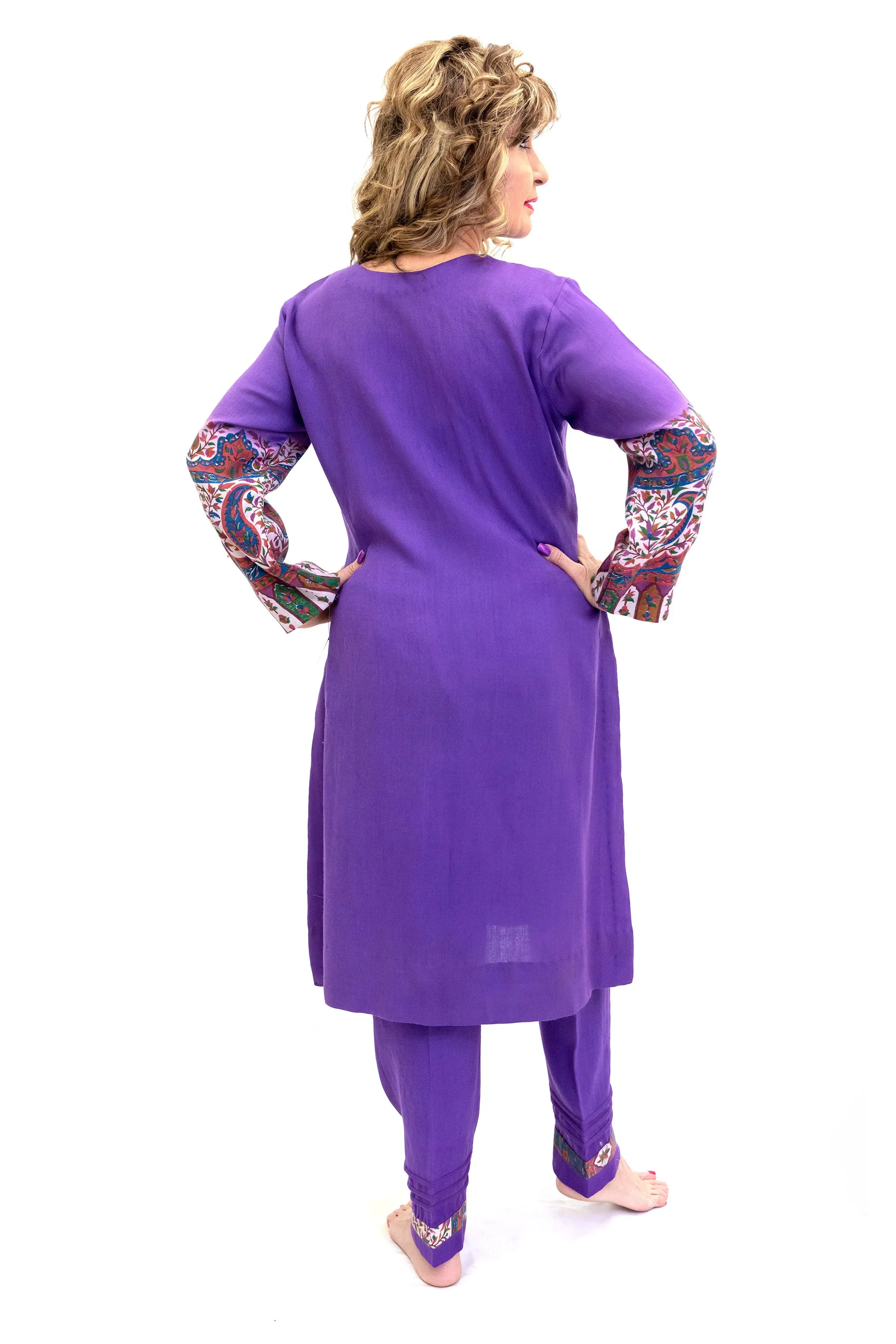 Purple Salwar Kameez - Suit
