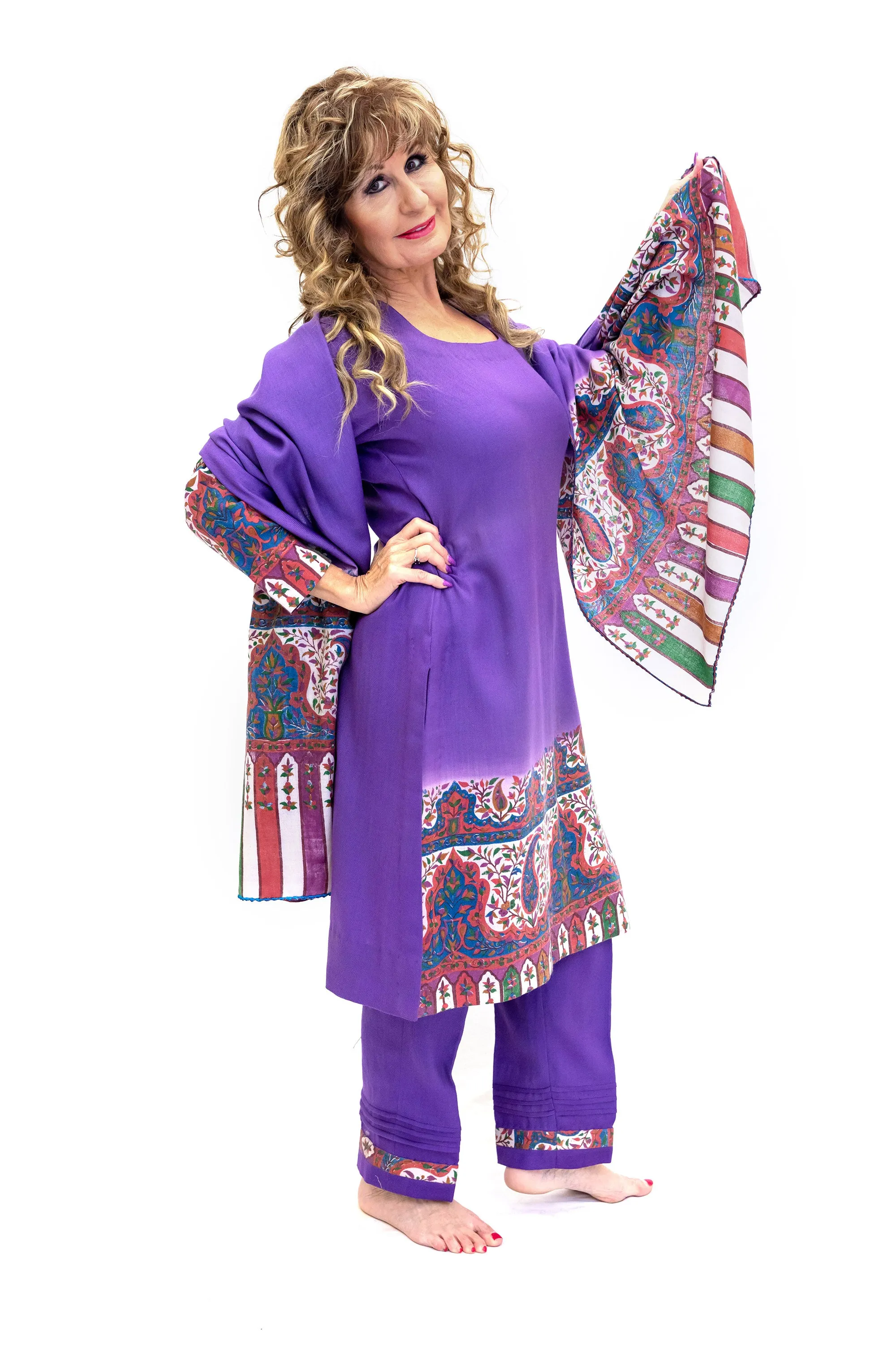 Purple Salwar Kameez - Suit