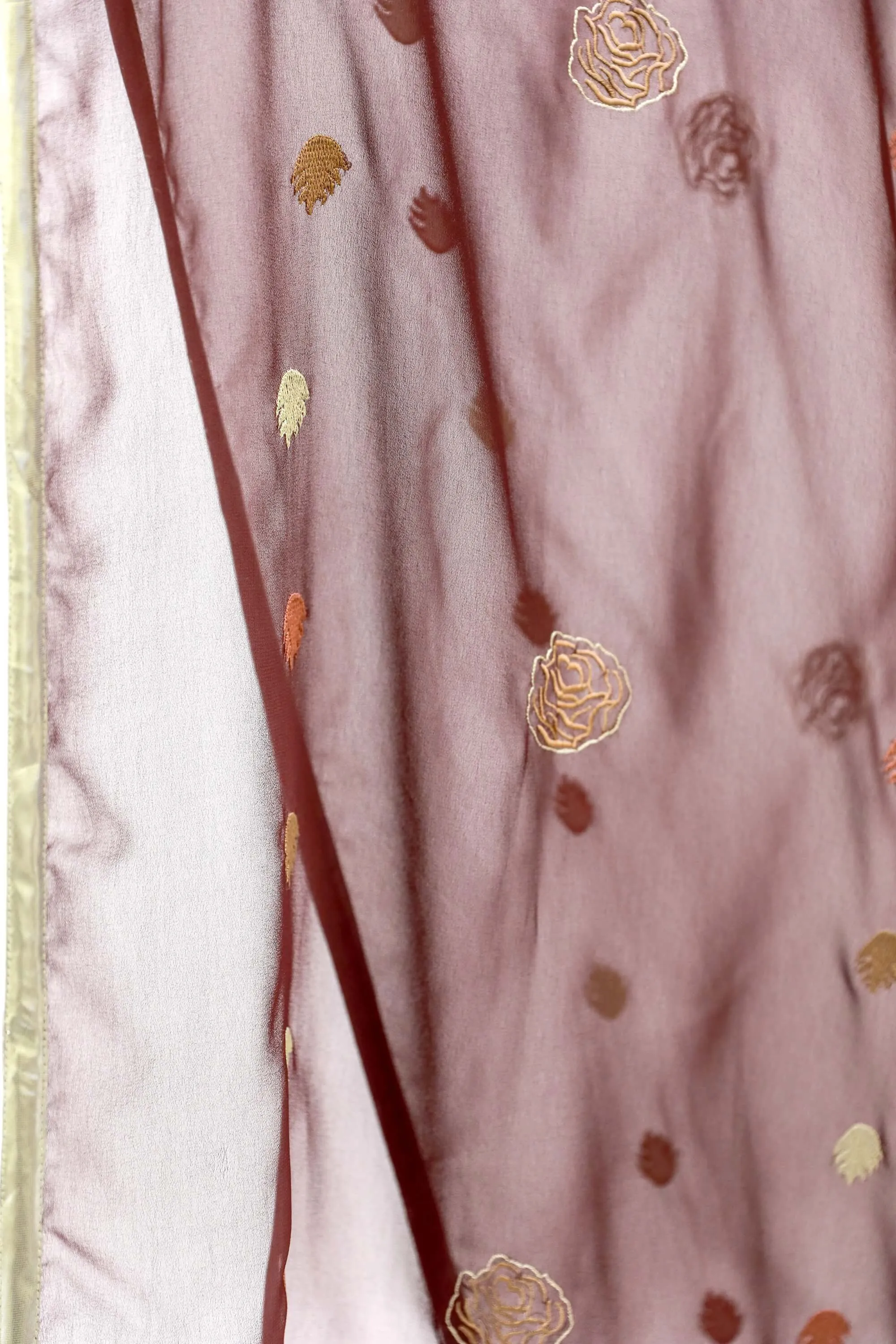 Purple Silk Salwar Kameez Suit