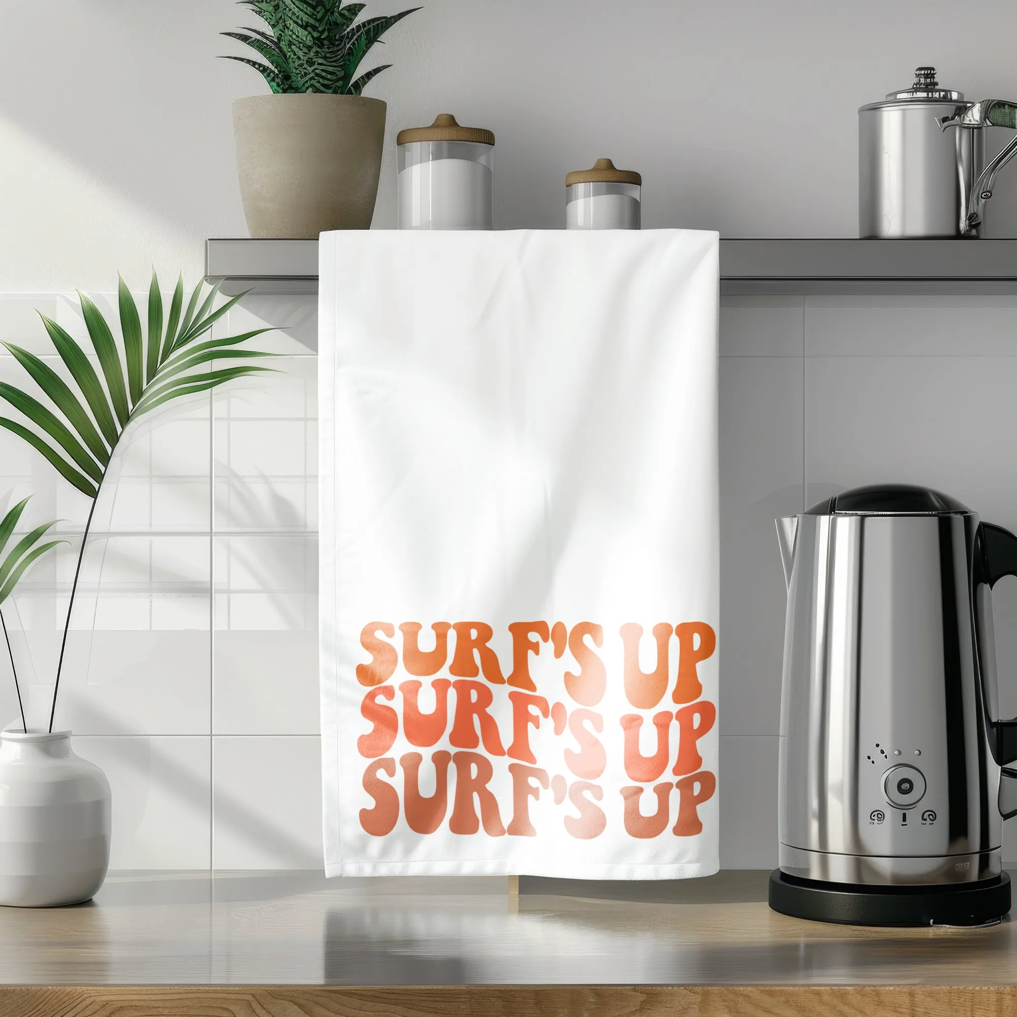 "Surf's Up" Tea Towel | Good Vibrations Collection