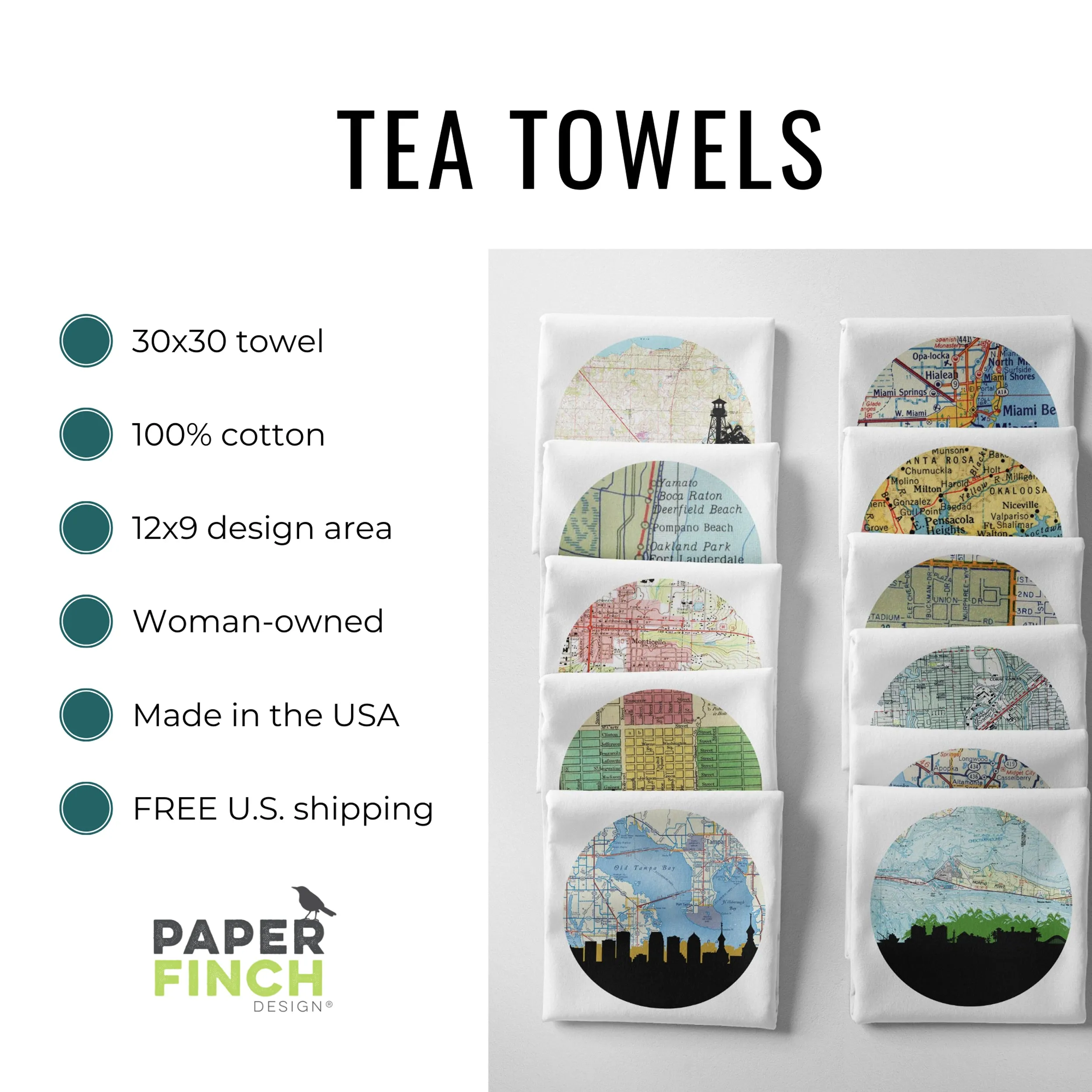 "Surf's Up" Tea Towel | Good Vibrations Collection