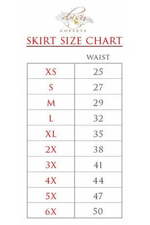 Rainbow Glitter PVC Skater Skirt