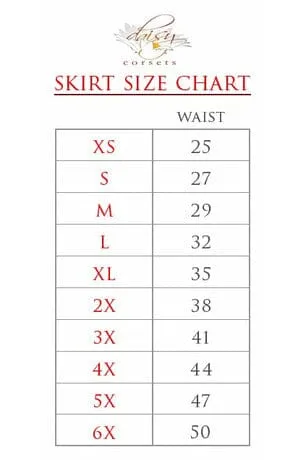 Rainbow Glitter PVC Skater Skirt
