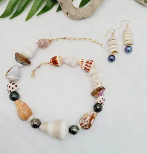 Rainbow Shell Necklace