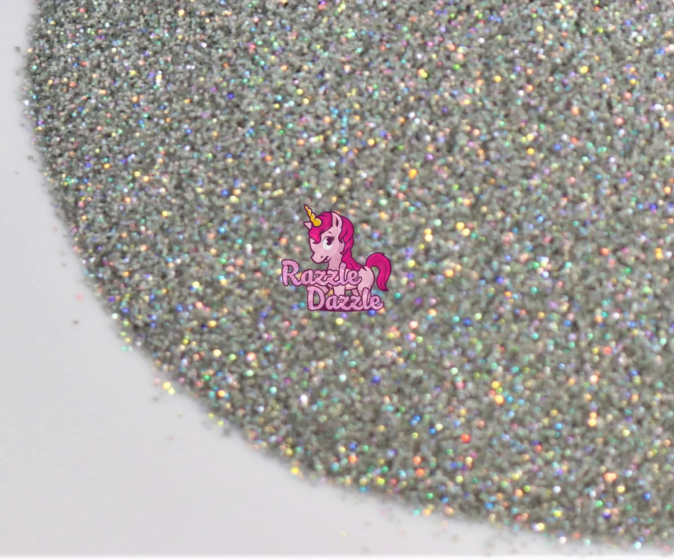 Razzle Dazzle Disco Ball Glitter- Silver Cosmetic Craft Glitter for Epoxy Resin, Nail Sequins Iridescent Flakes, Body, Face, Hair, Glitter Slime Making, Decoration Cards, Holographic
